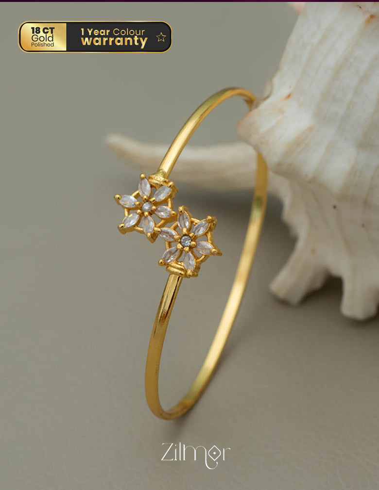 KF101672  - Gold Plated Adjustable Bangle 1-Zilmor