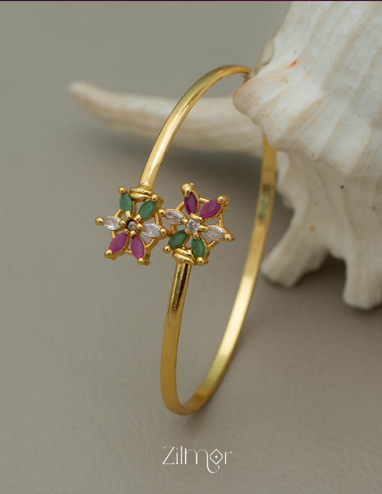 KF101672  - Gold Plated Adjustable Bangle 2-Zilmor