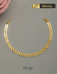 KY101746 - Anti Tarnish Leaf Bracelet 1-Zilmor