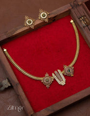 SN101460  -Traditional Necklace Earring Set 1-Zilmor