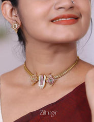 SN101460  -Traditional Necklace Earring Set 3-Zilmor