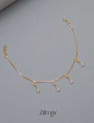 TR101710 - Gold Toned Stone Bracelet 4-Zilmor