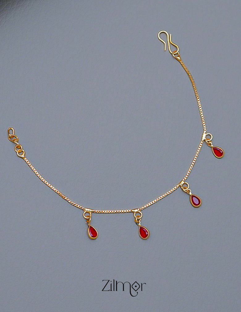 TR101710 - Gold Toned Stone Bracelet 5-Zilmor