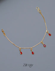 TR101710 - Gold Toned Stone Bracelet 5-Zilmor