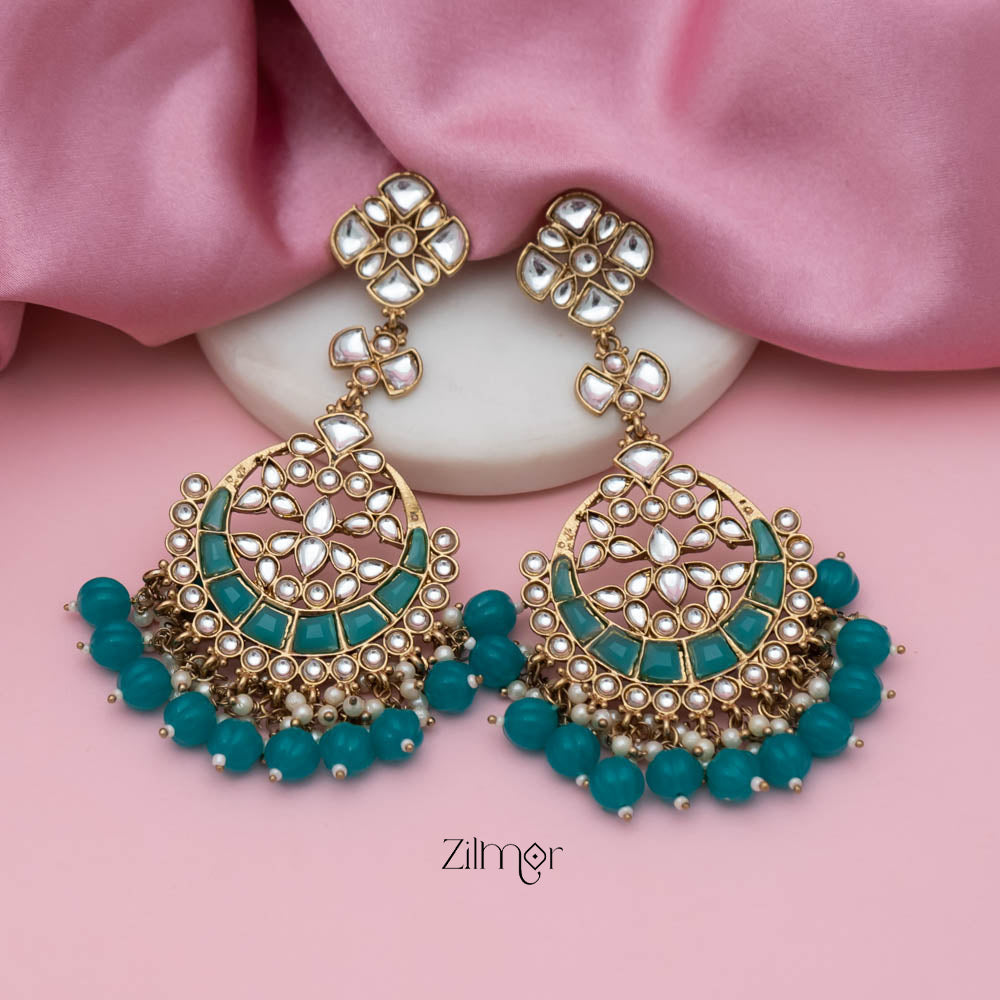 Aleesha - Polki Designer Earring