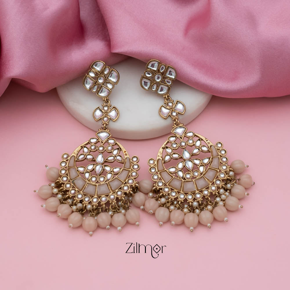 Aleesha - Polki Designer Earring