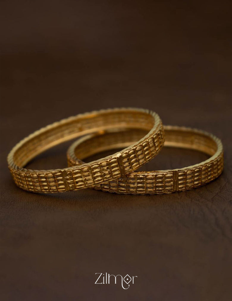 KF101445 - Gold Plated Bangle (pair)