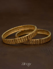KF101445 - Gold Plated Bangle (pair)