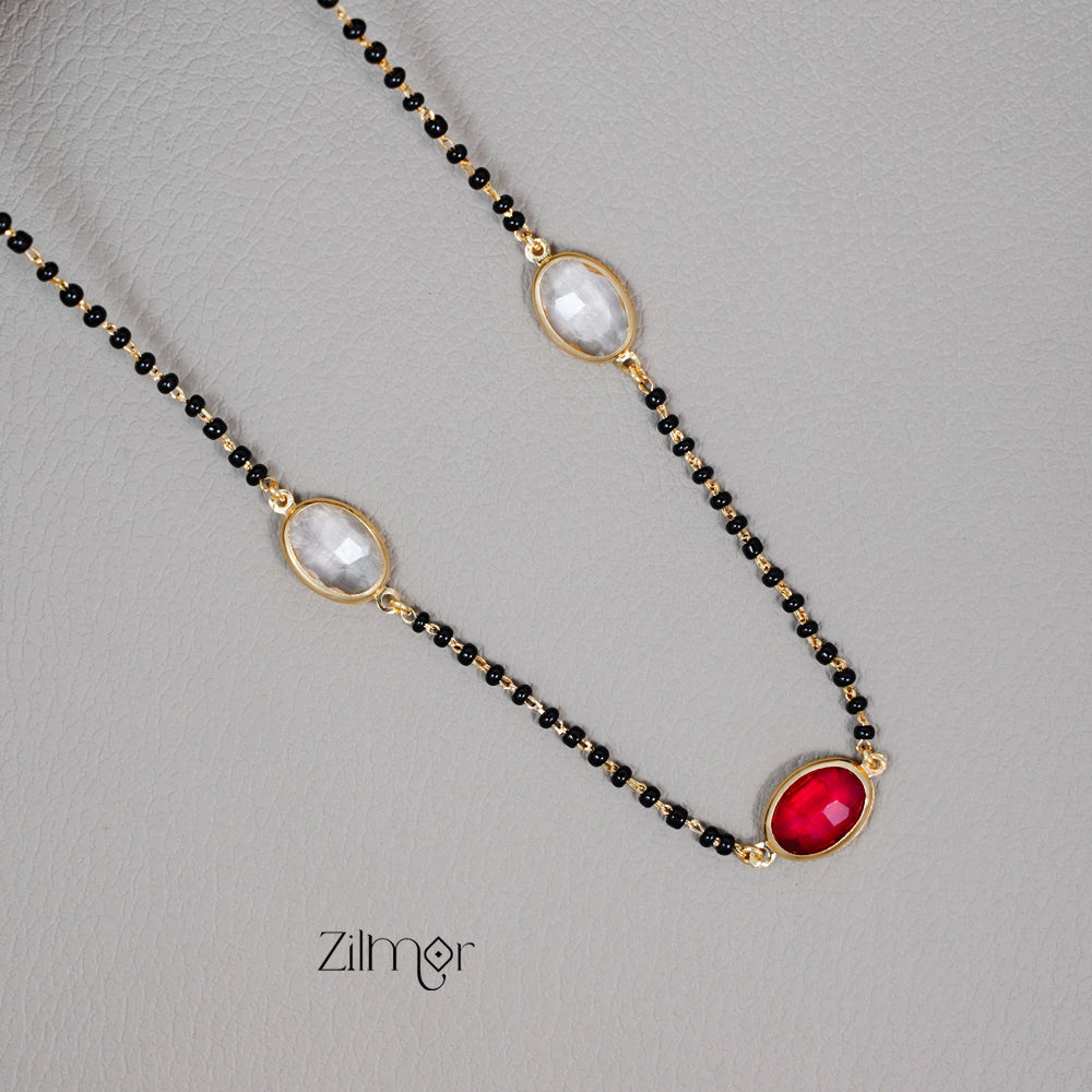 KY1011122- Semi Precious Stone  Pendant Mangalsutra