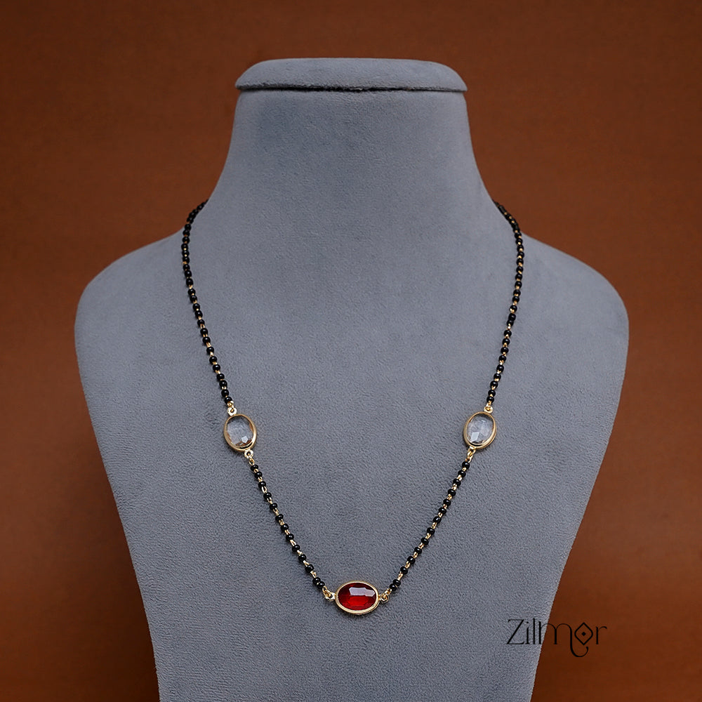 KY1011122- Semi Precious Stone  Pendant Mangalsutra