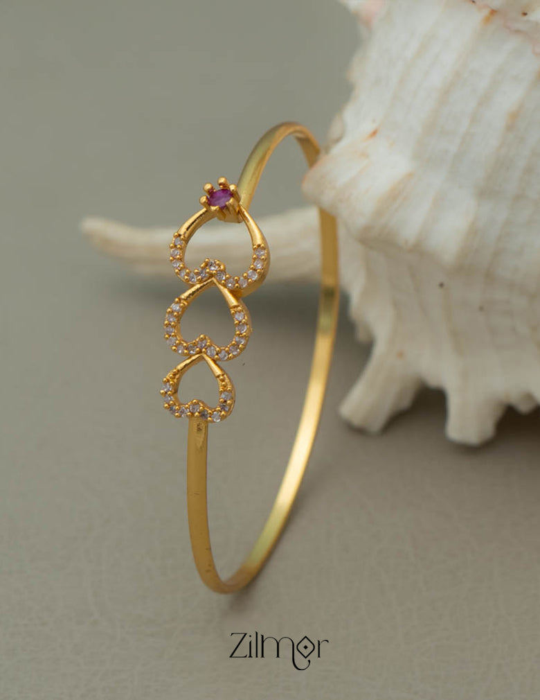 KF101236 - Gold Plated Openable Bangle 3-Zilmor