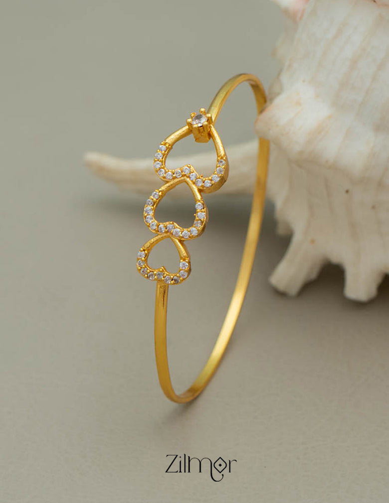 KF101236 - Gold Plated Openable Bangle 4-Zilmor