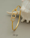 KF101236 - Gold Plated Openable Bangle 4-Zilmor