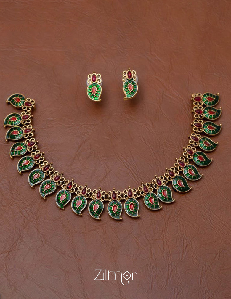 NV101459 - Traditional Necklace Earring Set 1-Zilmor