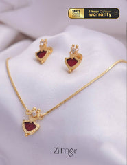 Simple Palakka Necklace Set 2-Zilmor