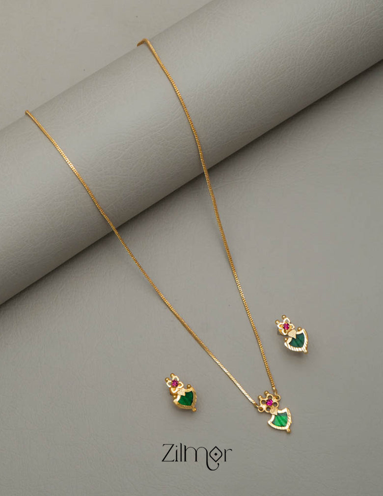 Simple Palakka Necklace Set 4-Zilmor