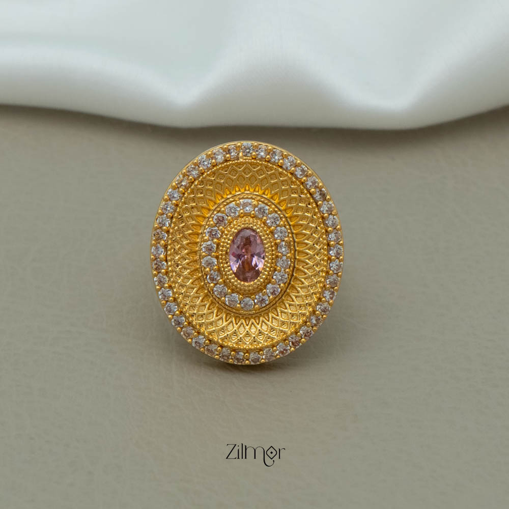 Rana Gold Plated AD Ring