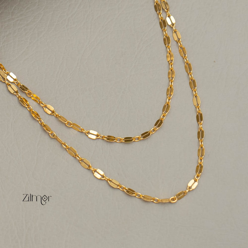 KY101748 - Simple Double layer Necklace