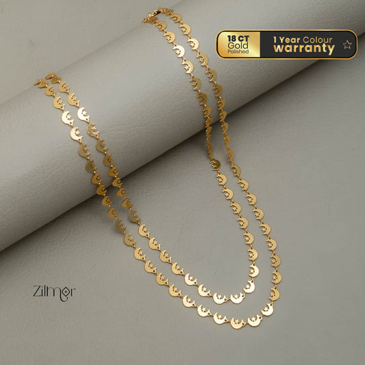 KY101747 - Moon Double Layer Necklace