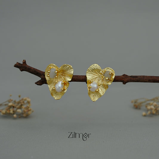 ZA1011164 - Leaf Design Earrings