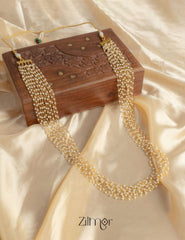 Pearl Layer Long Necklace 1-Zilmor