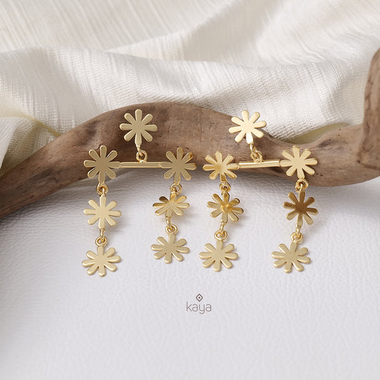 AS200142 - Chandelier Brass earrings