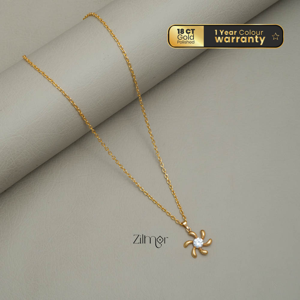 KJ101189 - Simple pendant Necklace