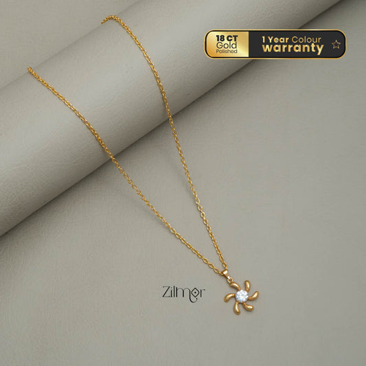 KJ101189 - Simple pendant Necklace