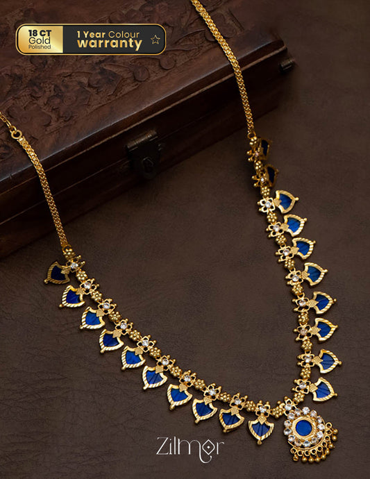 Palakka Long Haram Necklace with Pendant  PP100218
