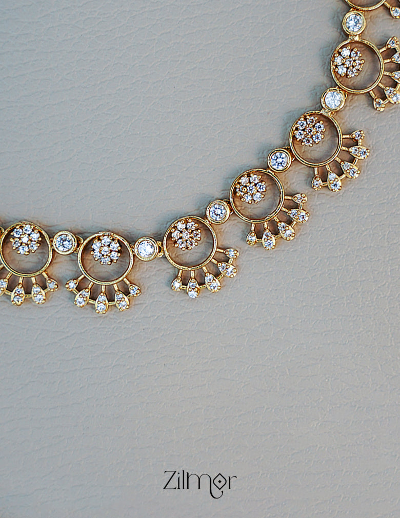 Premium Antique Necklace set with Earring - BH100364