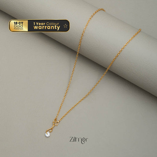 KJ101192 - Simple pendant Necklace