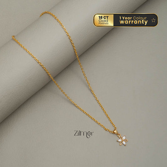 KJ101191 - Simple pendant Necklace