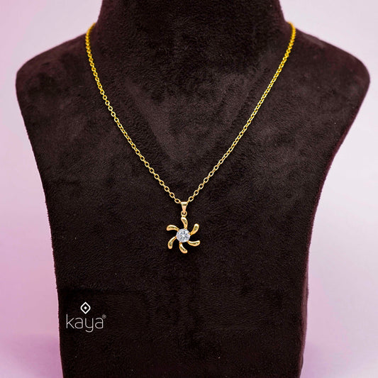 KJ101189 - Simple pendant Necklace