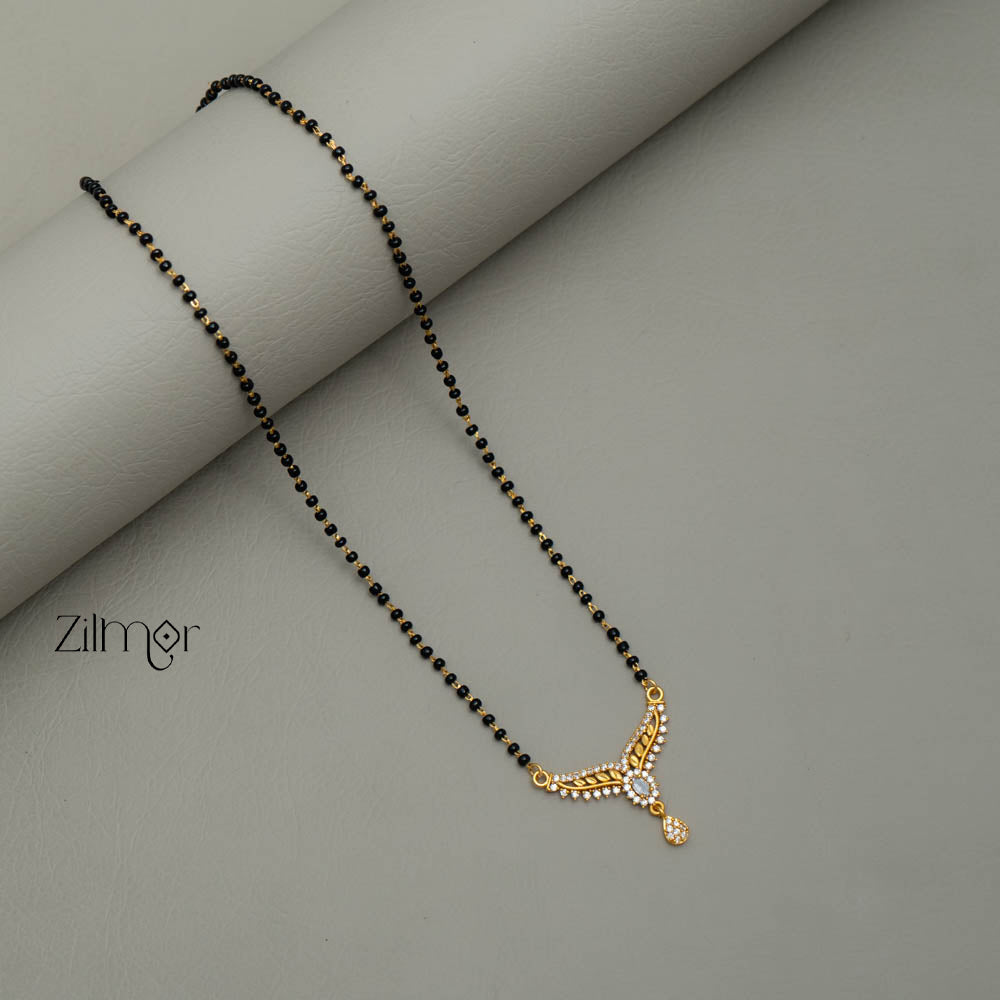 SG101371 - AD Stone Pendant Mangalsutra Necklace