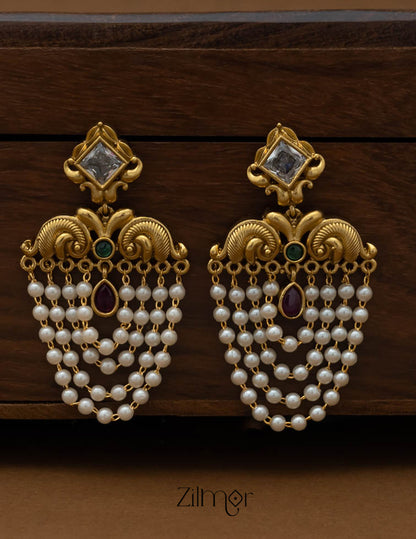 SN101670 - Antique  Pearl Earrings 5-Zilmor