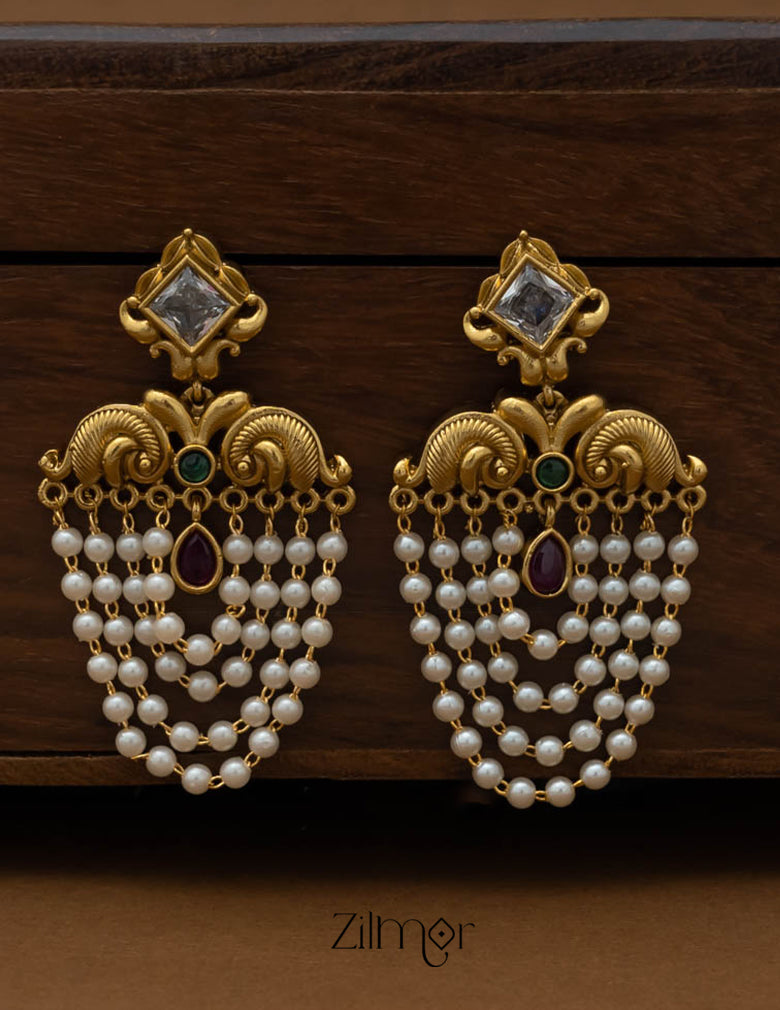 SN101670 - Antique  Pearl Earrings 5-Zilmor