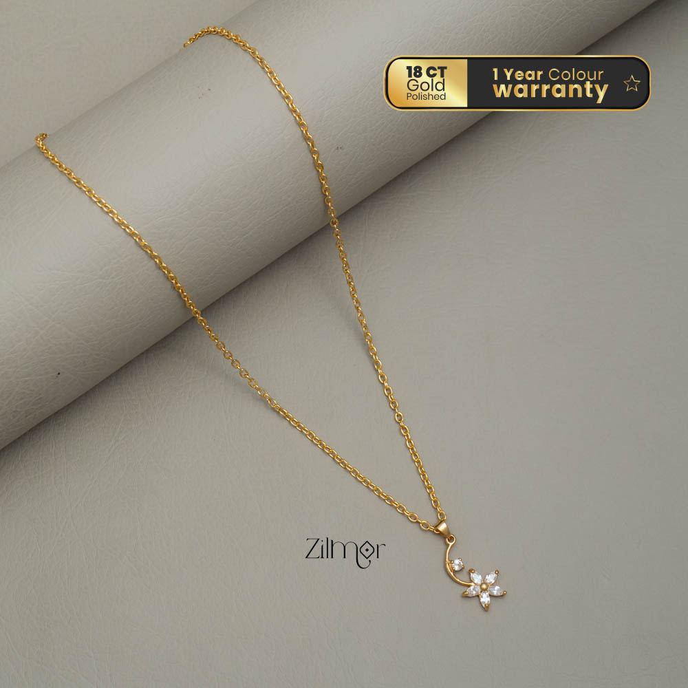 KJ101186 - Simple pendant Necklace