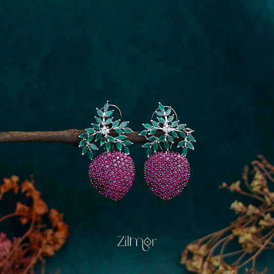 OT1011206 - AD Stone  Wild Strawberry Earrings