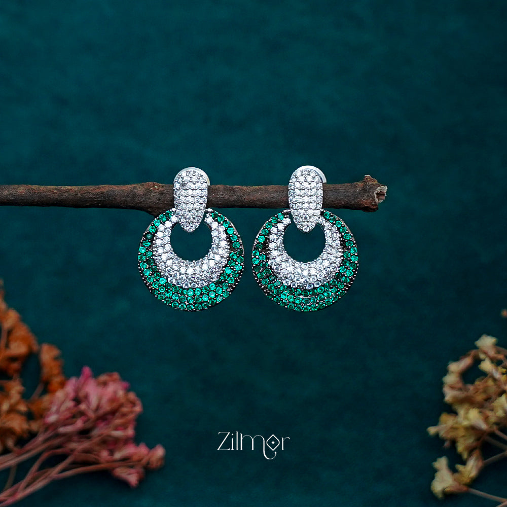 OT1011195 - AD Stone Dangler Earrings