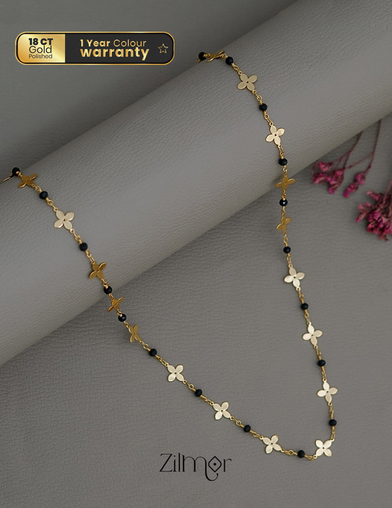 PE1011299 - Gold toned Simple  Necklace