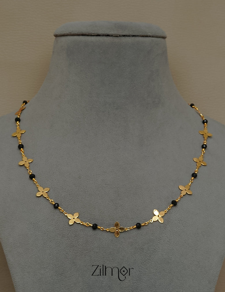 PE1011299 - Gold toned Simple  Necklace