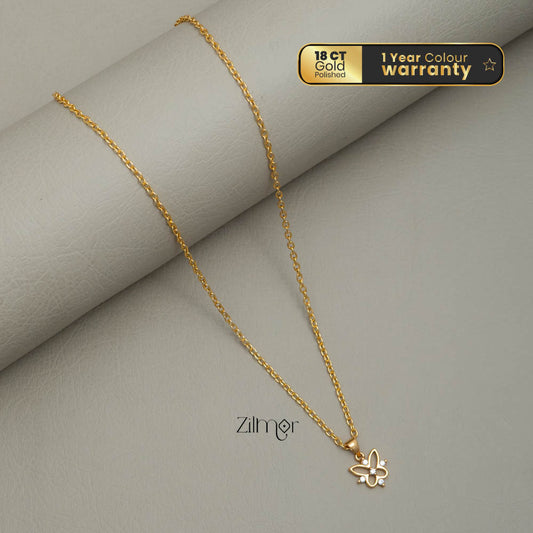 KJ101184  -Simple pendant Necklace