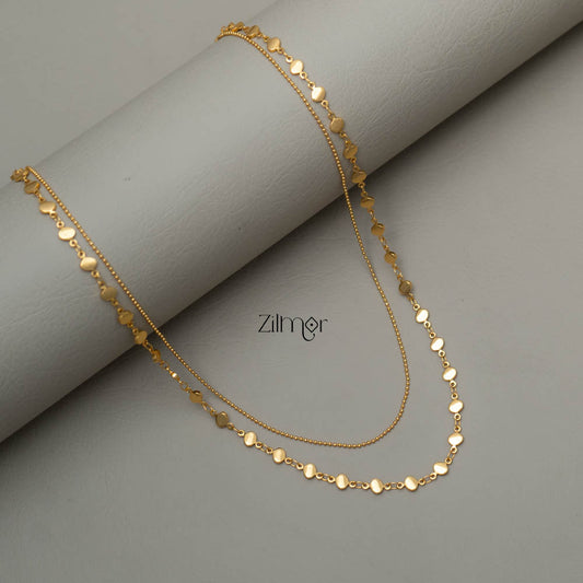 KY101536 - Simple Double layer Necklace