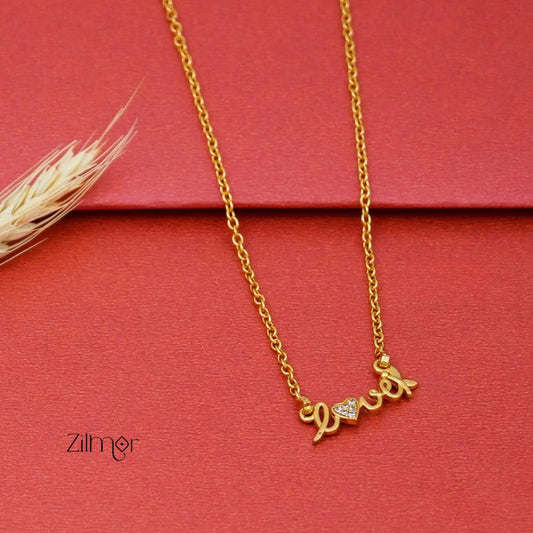 NG100611 - Simple Love pendant Necklace