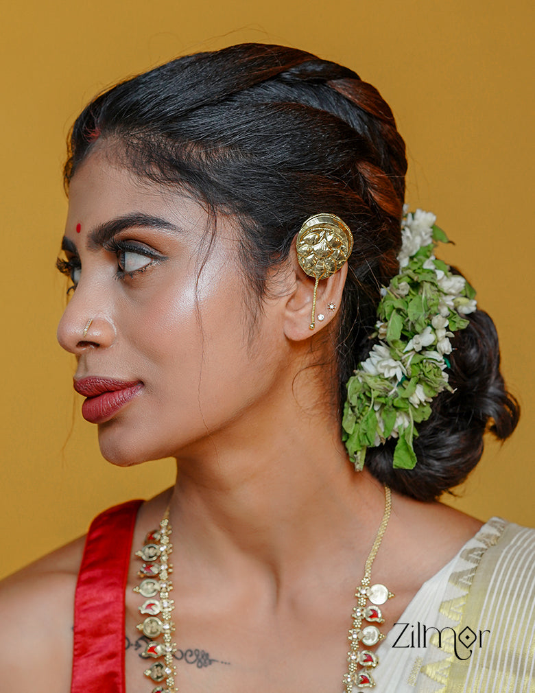 ZA1011877 - Gold Color Bugadi Earrings 2-Zilmor