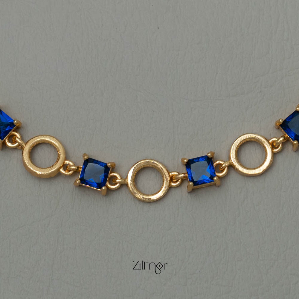 AG101803 - Gold Toned AD Stone Bracelet