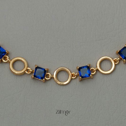 AG101803 - Gold Toned AD Stone Bracelet