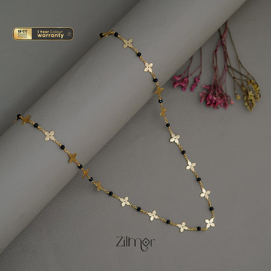 PE1011299 - Gold toned Simple  Necklace