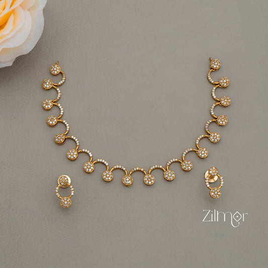 SN101636 - AD Necklace Earring Set