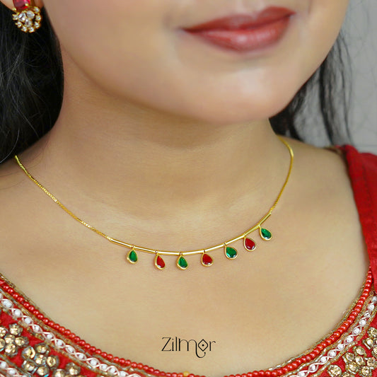 PE101657  - Gold tone Simple Necklace